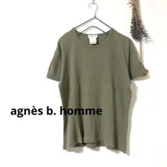 【希少】Agnes b.hommeアニエスリブカットソー　Tシャツ　ビンテージMのサムネイル