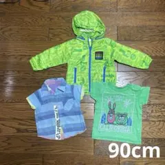 男の子　まとめ売り　アウター　リバーシブルシャツ　半袖　Tシャツ　90cm