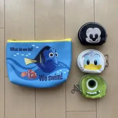 ディズニー キャラクターポーチセット