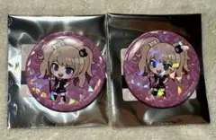 ダンガンロンパ ラウンドワン 缶バッジ 江ノ島盾子 SD 2個