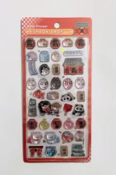 新品・正規品　和柄　東京観光　ボンボンドロップシール