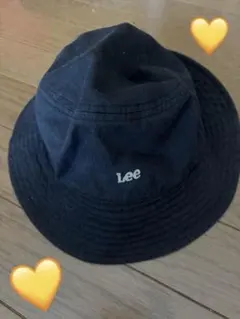Lee ブラック バケットハット 58cm