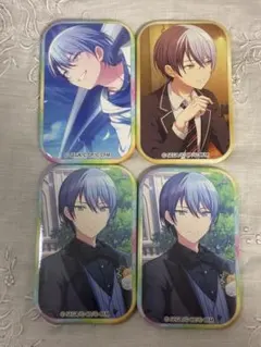 青柳冬弥　スクエア缶バッジ