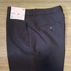 UNIQLO 感動パンツウールライク L ブラック