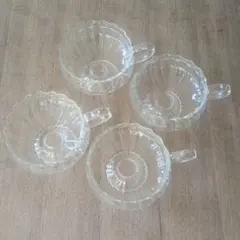 Francfranc　耐熱ガラスティーカップ 4個セット