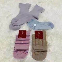 シャルレ GIANNI VALENTINO 他ソックス 5足 22-24cmのサムネイル