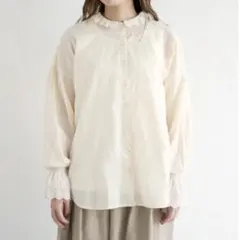 ☆サマンサモスモス☆スカラップレースブラウス 新品タグ付き/ キナリ長袖 SM2のサムネイル