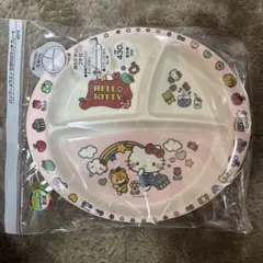 ハローキティ バンブーメラミン仕切りランチプレート サンリオのサムネイル