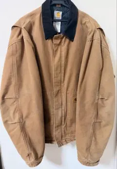 Carhartt ブラウンジャケット デロイトジャケット コーデュロイ襟
