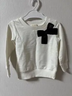 kate spade 子供服　ホワイトリボントレーナー 100cm　キッズ