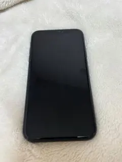 iPhoneXR ブラック/ジャンク品/背面、カメラヒビあり/動作問題なし