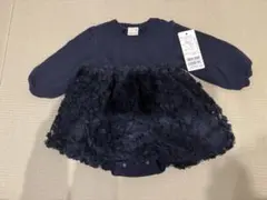 プティマイン　petit mainワンピース　ロンパース　長袖