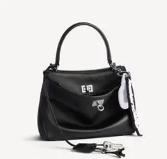 BALENCIAGA ハンドバッグ ロデオ ブラック ハートミラー チャーム付 