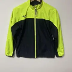 MIZUNO ウィンドブレーカー ネオンイエロー/ブラック