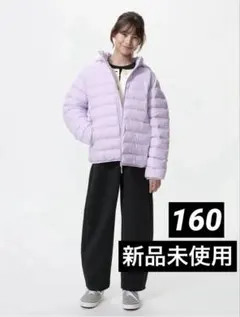 ユニクロ ドライスウェットカーブパンツ ブラック 160 新品未使用