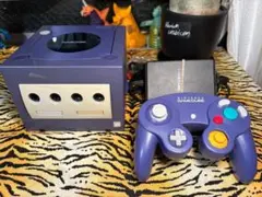 【動作確認済】 ゲームキューブ コントローラー セット　 バイオレット