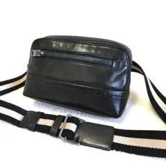BALLY トレインスポッティング ストライプ レザー ボディバッグ 超激レア