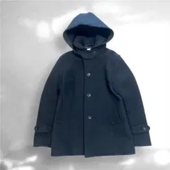 【URBAN RESEARCH】2WAYウールコート ネイビー M