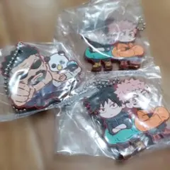 呪術廻戦 キャラばんちょうこう ラバーマスコット 虎杖悠仁 伏黒恵　3個セット