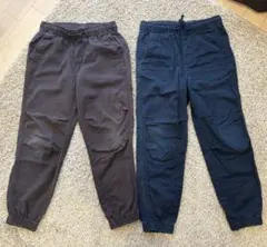 【H&M】ジョガーパンツ 2点セット (グレー・ネイビー)6〜７歳(120cm)