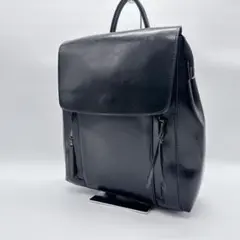 希少】ビジネスレザーファクトリー LIB カーキ系 リュック型バッグ 