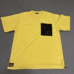 ワークマン Find-Out 半袖Tシャツ LLイエローメッシュポケットナイロン