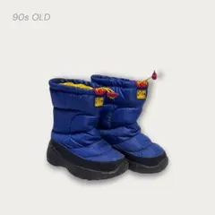 GT ホーキンス 90sy2k スノーブーツ 撥水 長靴 ナイロン キッズ 紺