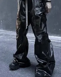 リック　Y2K テック レザーパンツ rick owens opium xuのサムネイル