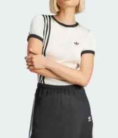 新品タグ付きadidas アディダス スリーストライプス半袖Tシャツ