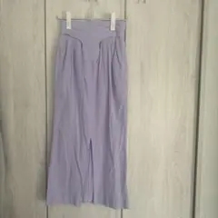 Mame Crepe Hole High Waisted Skirt ラベンダーのサムネイル