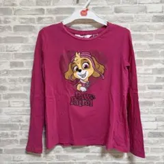 H&M パウパトロール　スカイ　ピンク　ロゴ　長袖Tシャツ