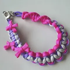 パラコード　ハンドストラップ　メルヘンポップ　No.017