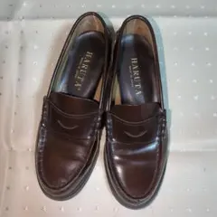 ハルタ haruta ローファー 茶色 ブラウン 本革 23.5 EE