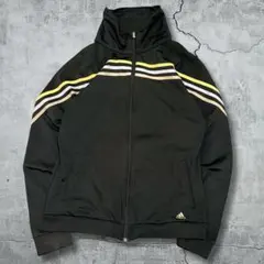 ハイネック　adidas 変形ストライプ　トラックジャケット　Y2K アーカイブ