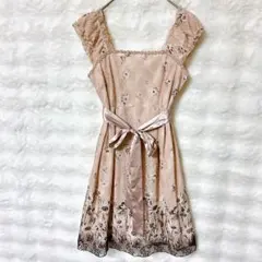 レストローズ ワンピース 花総柄 上品 きれいめ フェミニン 日本製 春夏