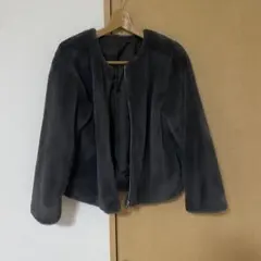 【GU】フェイクファーブルゾン