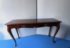 フランスアンティーク木製ダイニングテーブル/机/作業台デスク/飾り棚