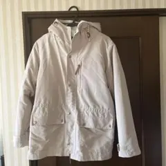 ベージュ マウンテンパーカー フリースライニング