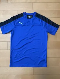 PUMA プラクティスシャツ ブルー Sのサムネイル