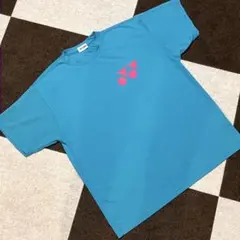 ⭐️美品⭐️ YONEX ヨネックス Tシャツ ライトブルー ピンクロゴ Lサイズ