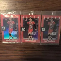 バレーボール日本代表トレーディングカード　ウエハース　髙橋藍2025年ver