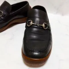 GUCCI グッチ ホースビット レザー ローファー 25.5cm 袋付き
