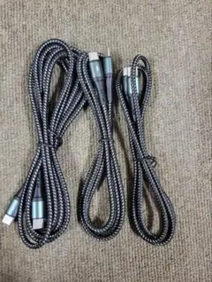 Type Cケーブル3本セット2m1m１m 急速充電充電ケーブル