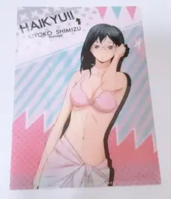 ハイキュー 清水潔子 ミニクリアファイル 水着 - メルカリ