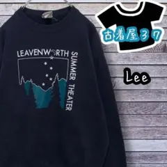 古着リーデカロゴスウェットトレーナー紺ネイビーM