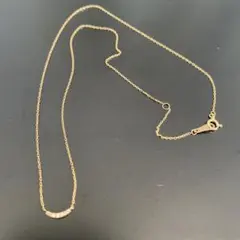 【美品】人気♡ アガット　K10ダイヤモンドネックレス　アガット