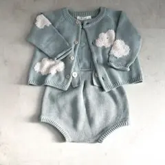 CLOUDY, FINE LATER セットアップ　カーディガン　サロペット