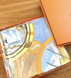 室内着用のみ　美品　エルメス カレ 90 セーリングボート スカーフ 船 ヨット