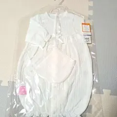 西松屋　セレモニードレス 新生児　フード　あったか素材　キルト　新品