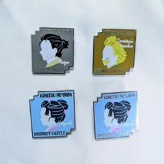 鬼滅の刃　無限城編　キャラクターモチーフピンズ　第二弾　4点